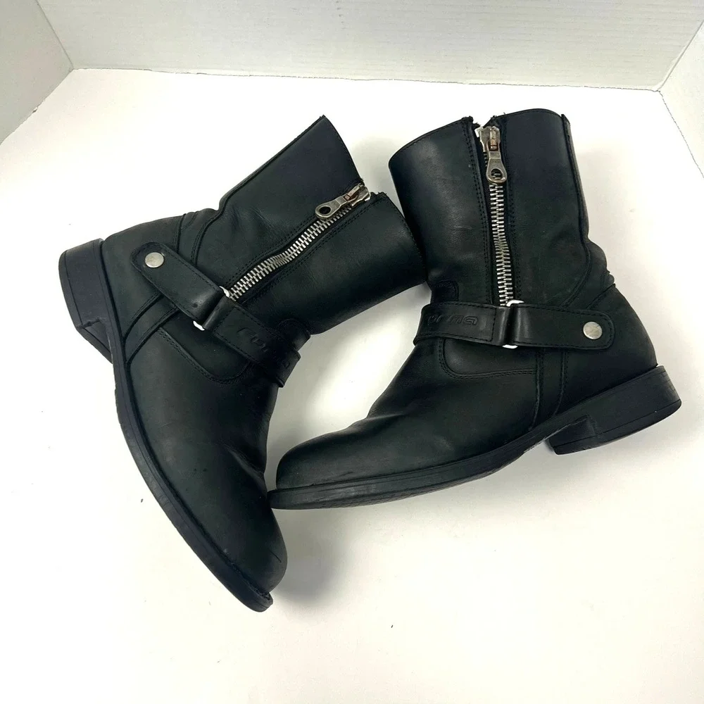 Forma Leather Waterproof Motorcycle Riding Boots EU 40 US 7‎ Bikercore Moto Punk